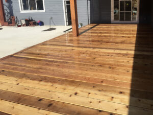 New Cedar Deck