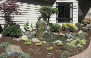 Triple Basalt Bubbler WaterFeature